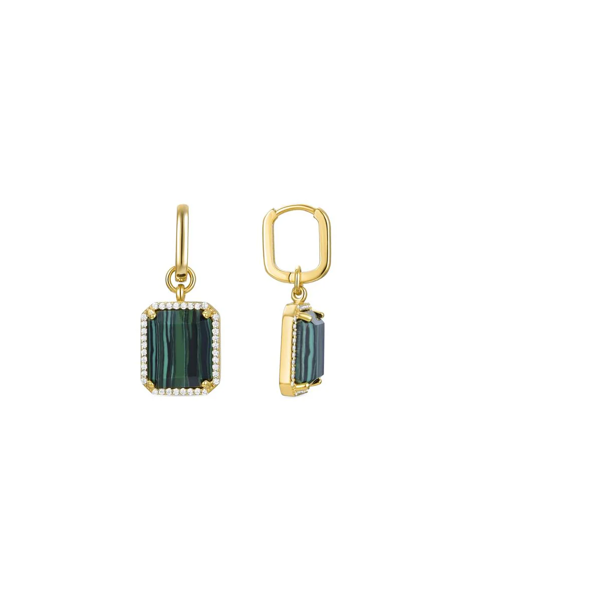 Pendientes Kakan Plata De Ley 925 - Kakan VERDE