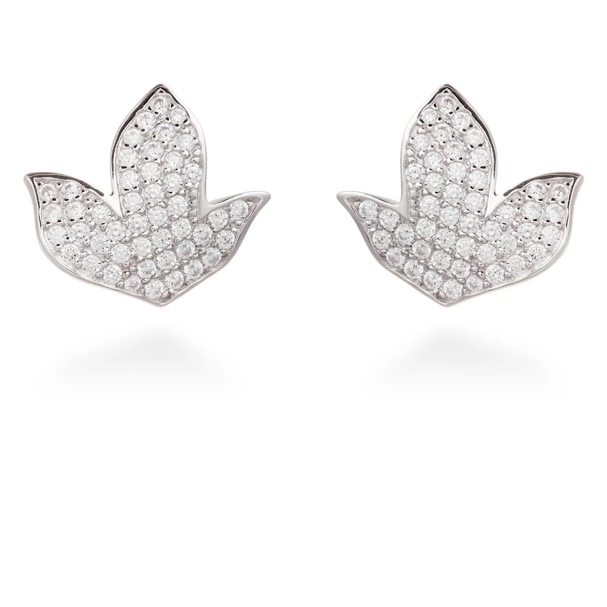 Pendientes Kake Plata De Ley 925 - Kake BLANCO