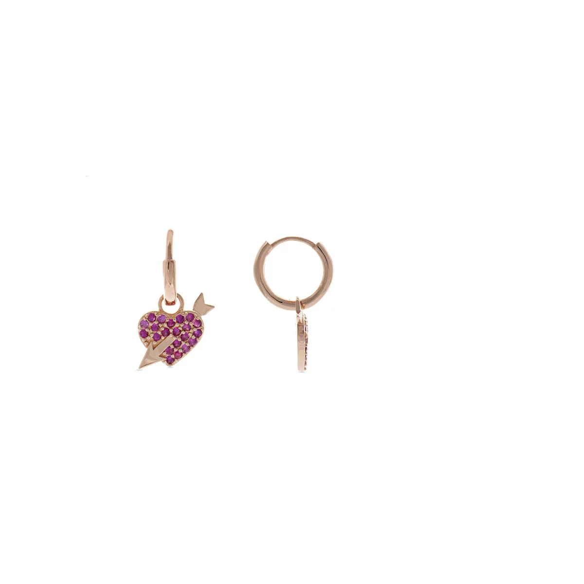 Pendientes Kalcor Plata De Ley 925 - Kalcor ROJO