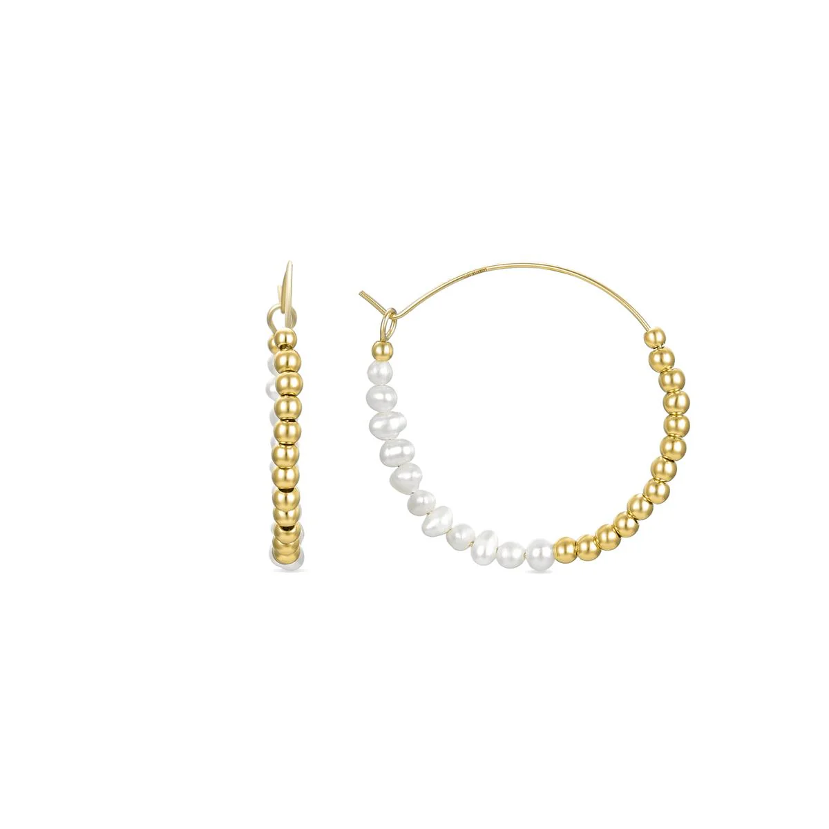 Pendientes Kanzi Plata De Ley 925 - Kanzi BLANCO