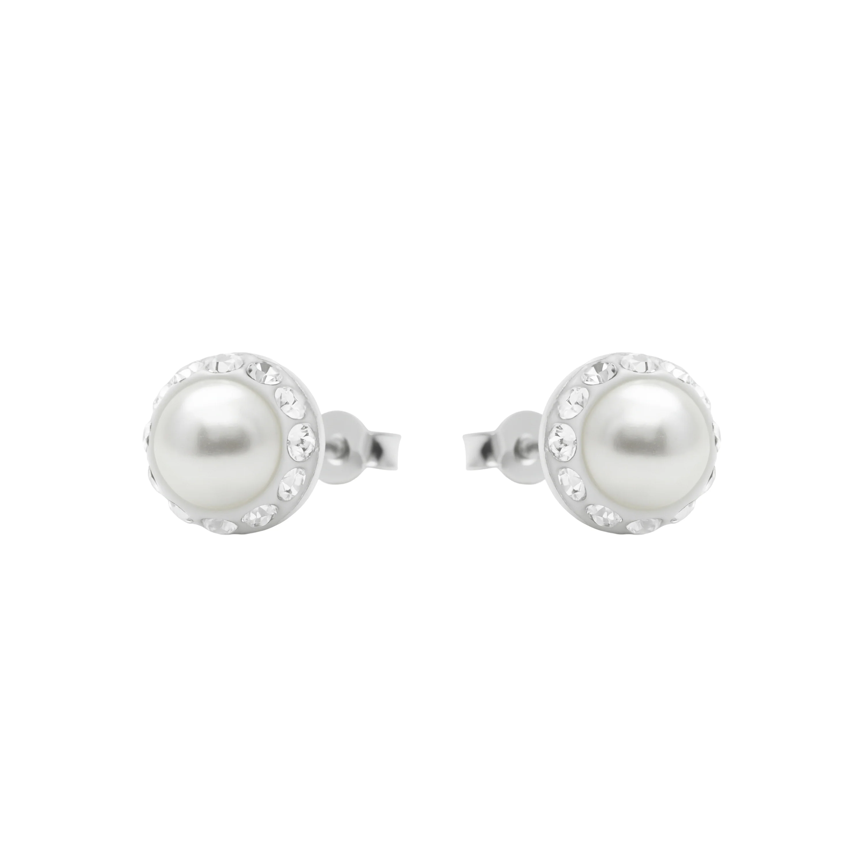 Pendientes de Plata de Ley 925 y Circonita Brillante acabado en rodio - Kapore - Image 2