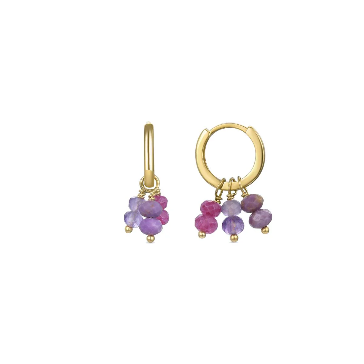 Pendientes Kasai Plata De Ley 925 - Kasai MULTICOLOR