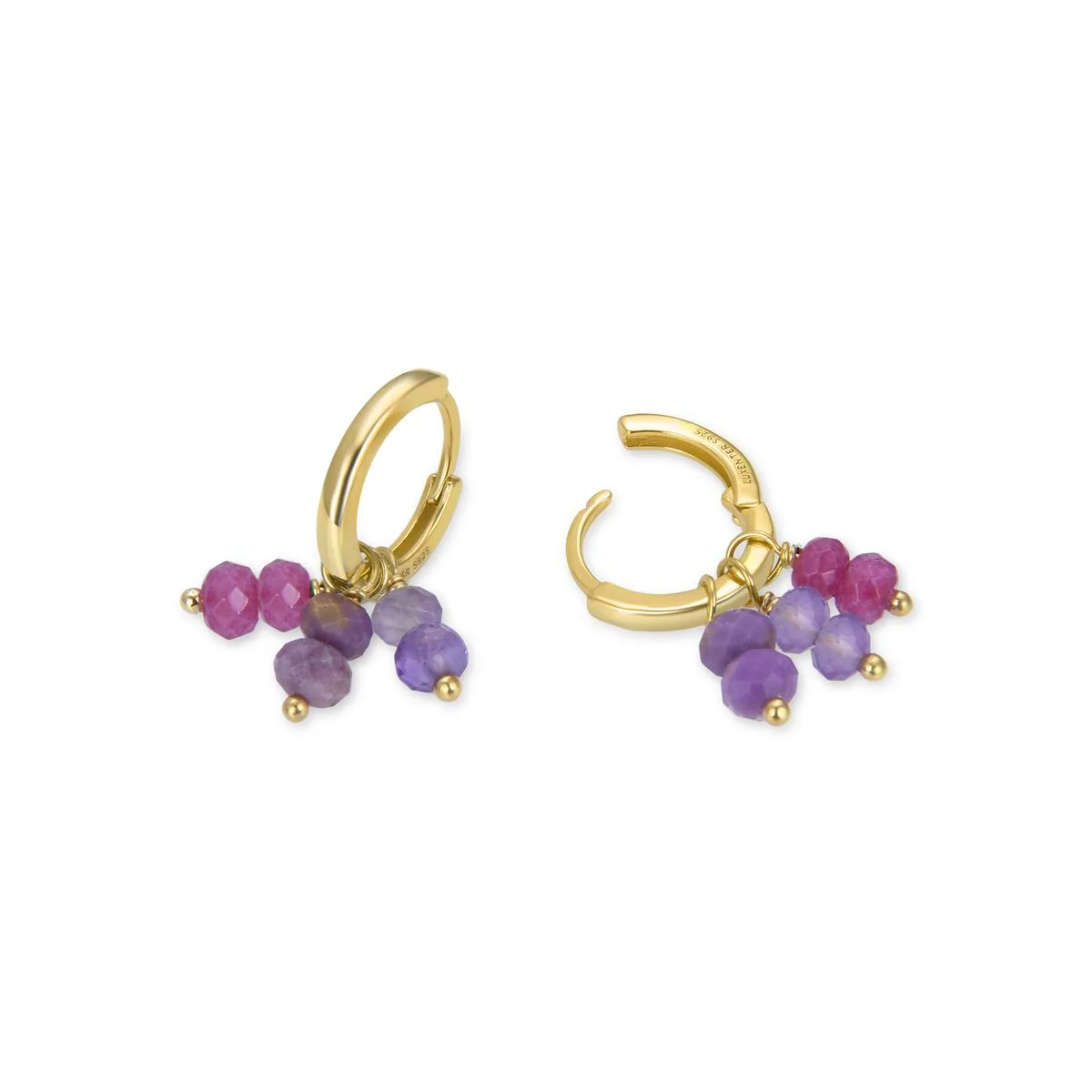 Pendientes Kasai Plata De Ley 925 - Kasai MULTICOLOR - Image 3