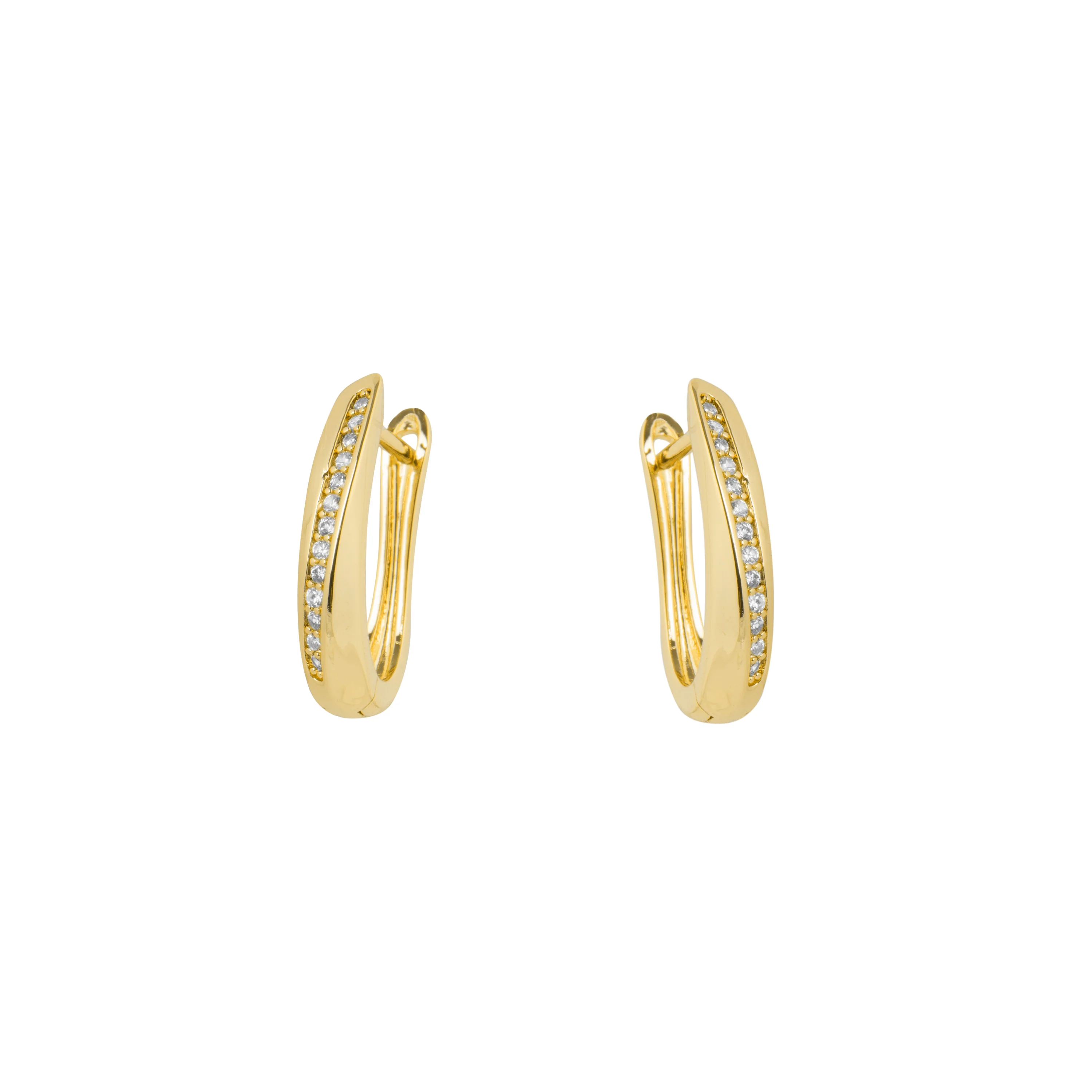 Pendientes acabado en oro amarillo 18k - Katki - Image 3
