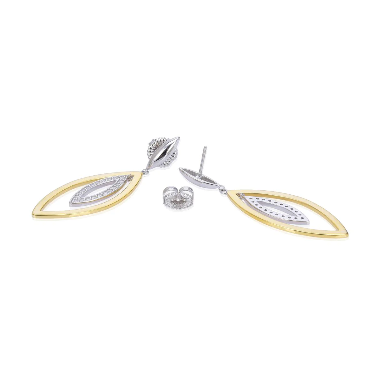 Pendientes Kazi Plata De Ley 925 - Kazi BLANCO - Image 3