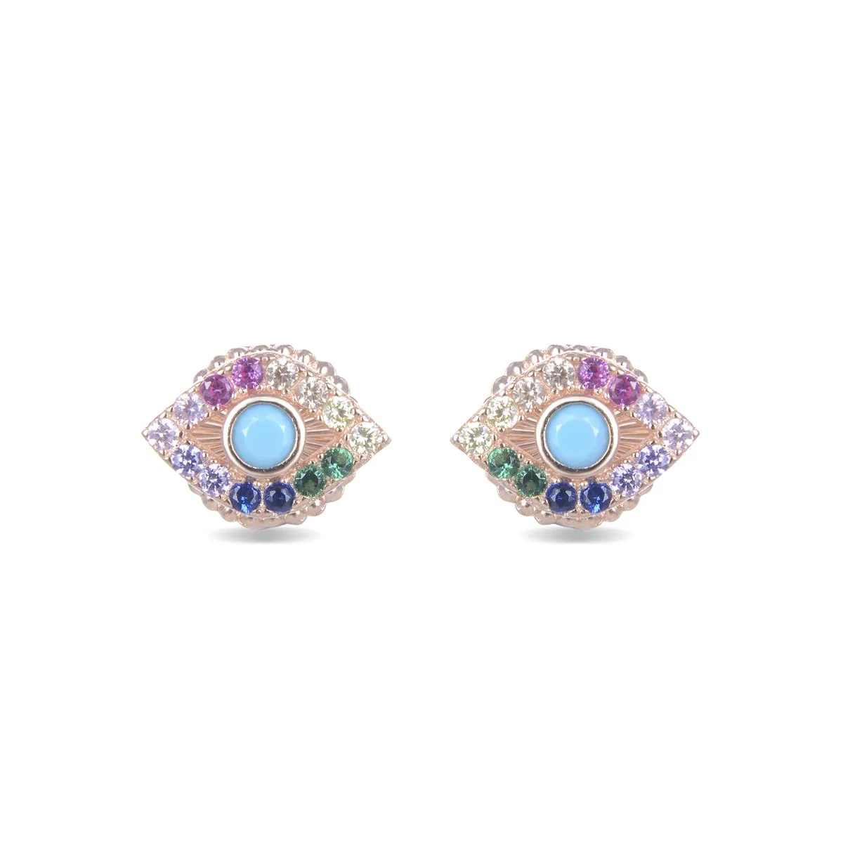 Pendientes Kean Plata De Ley 925 - Kean MULTICOLOR