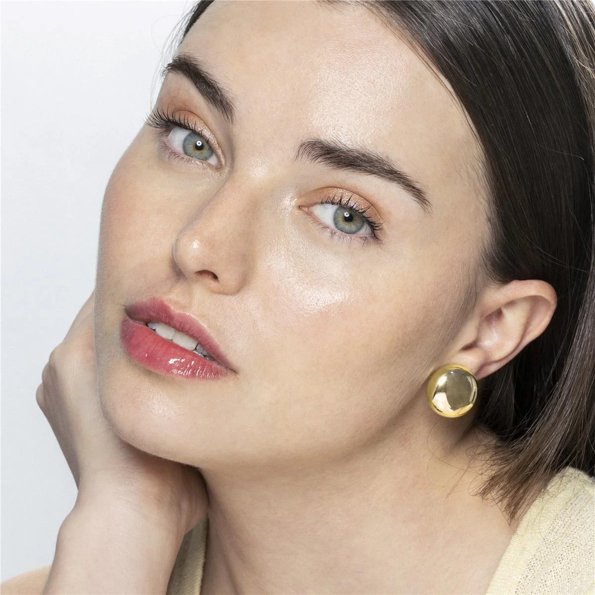 Pendientes Kelnab Plata de Ley 925 - Kelnab AMARILLO - Image 2