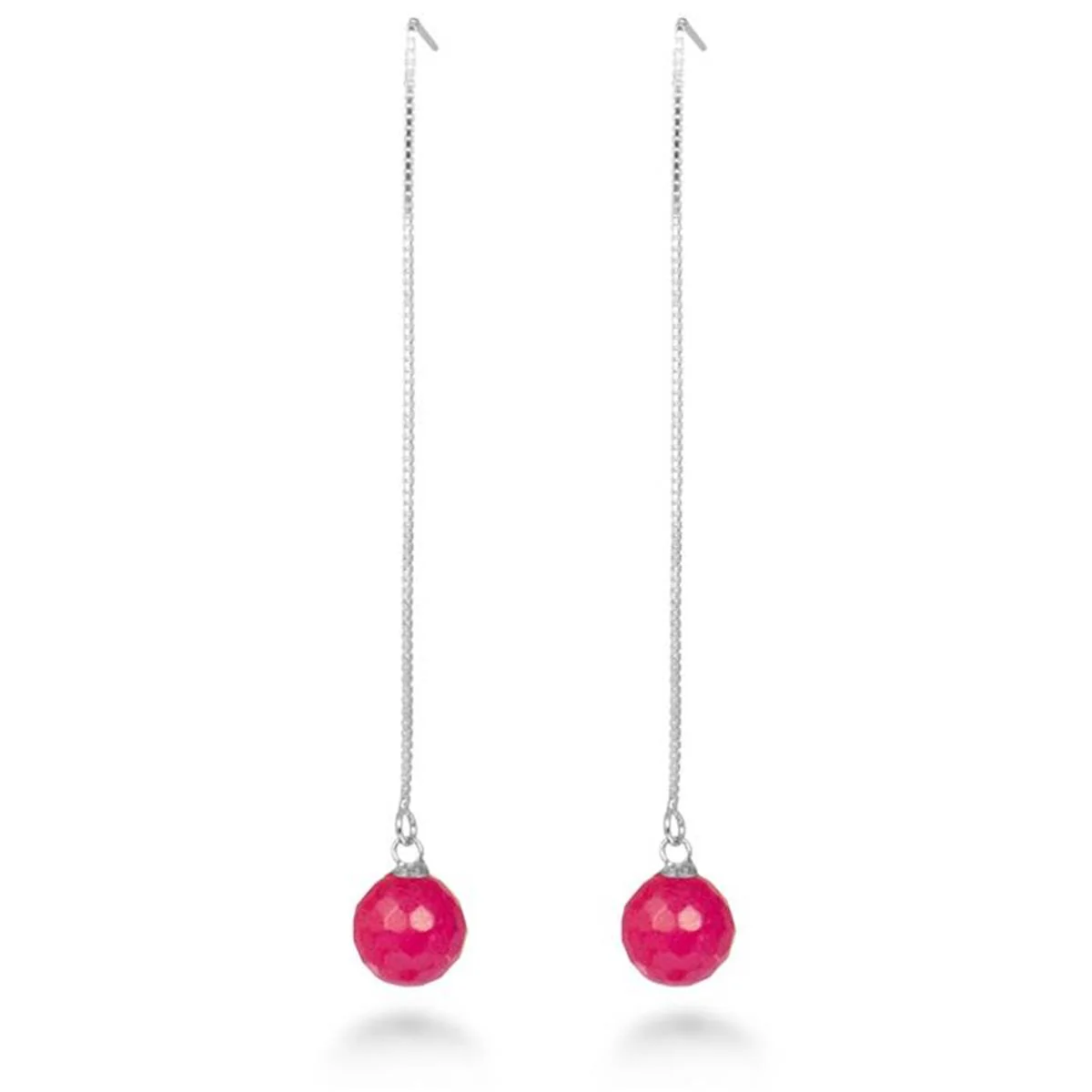 Pendientes Kenitna acabado en Rodio - Kenitna ROSA