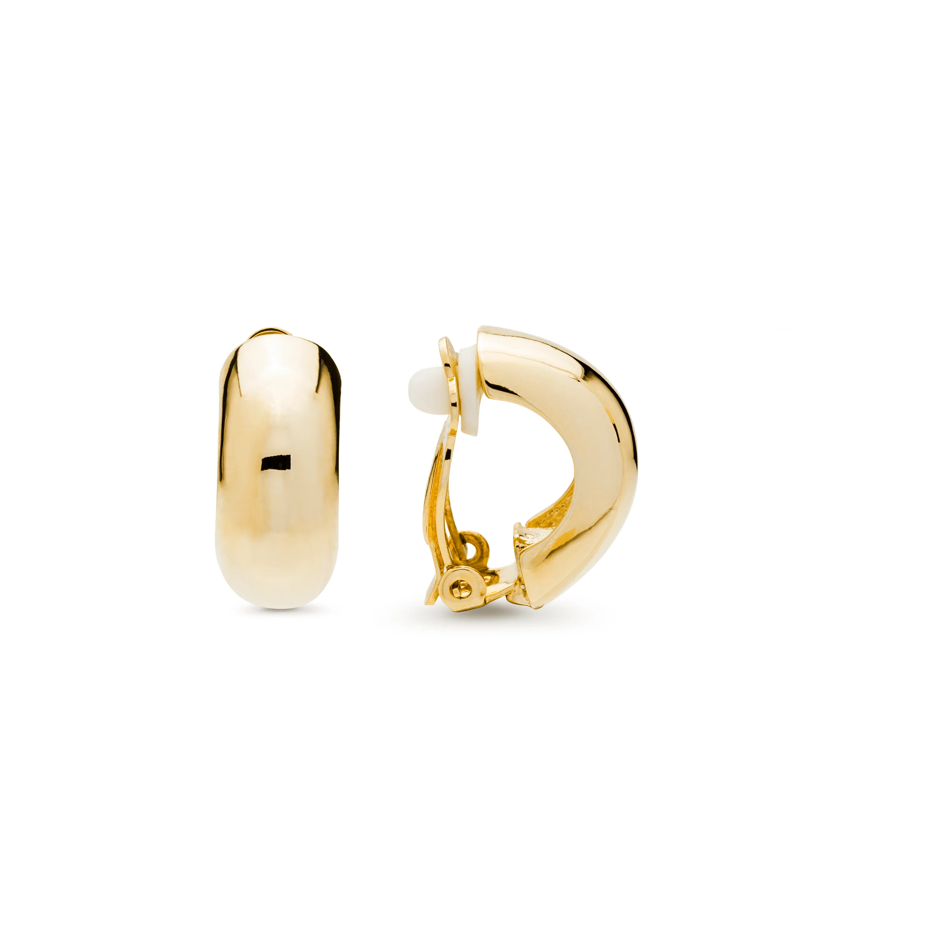 Pendientes acabados en oro amarillo 18K - Kevda