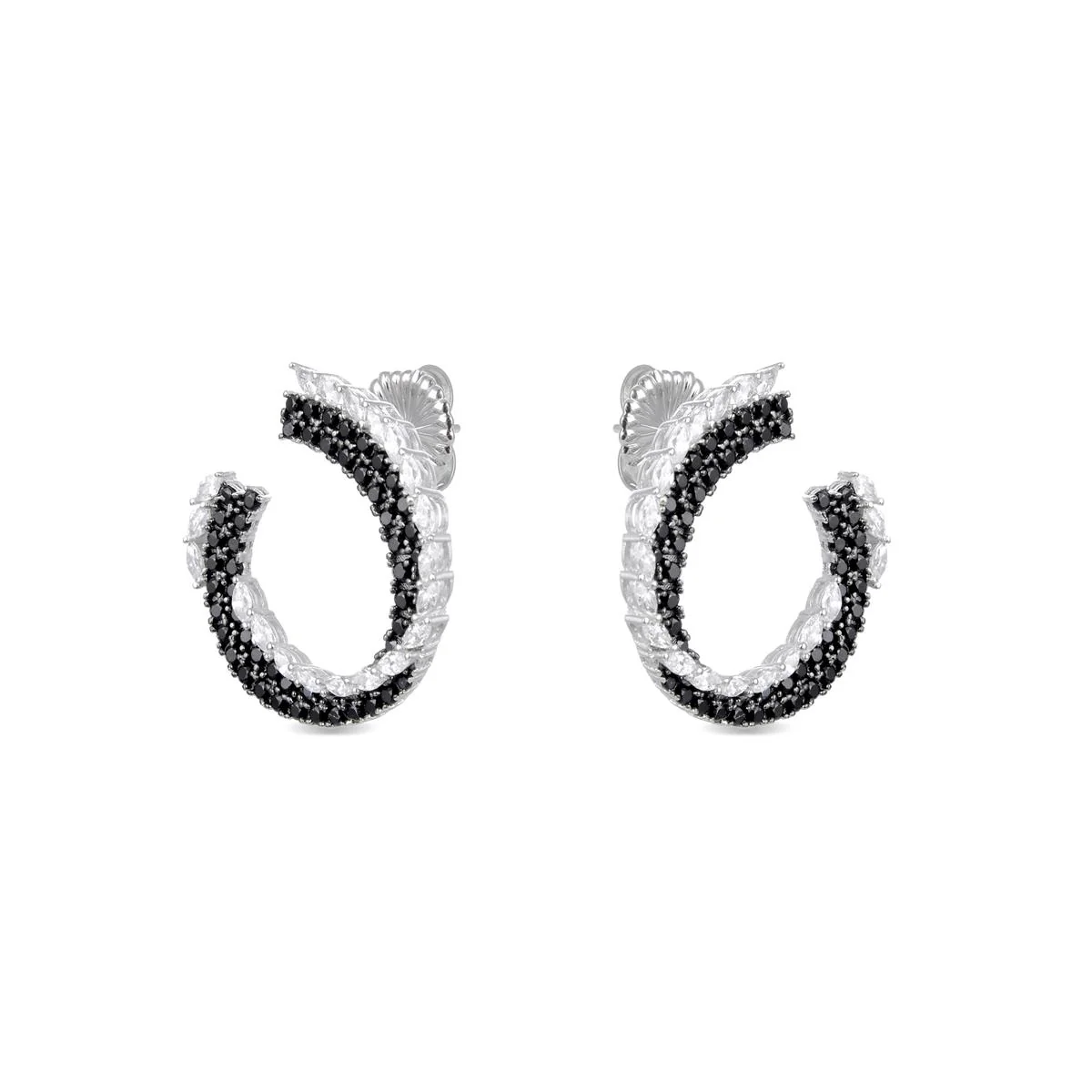 Pendientes Khalis Plata De Ley 925 - Khalis NEGRO - Image 2