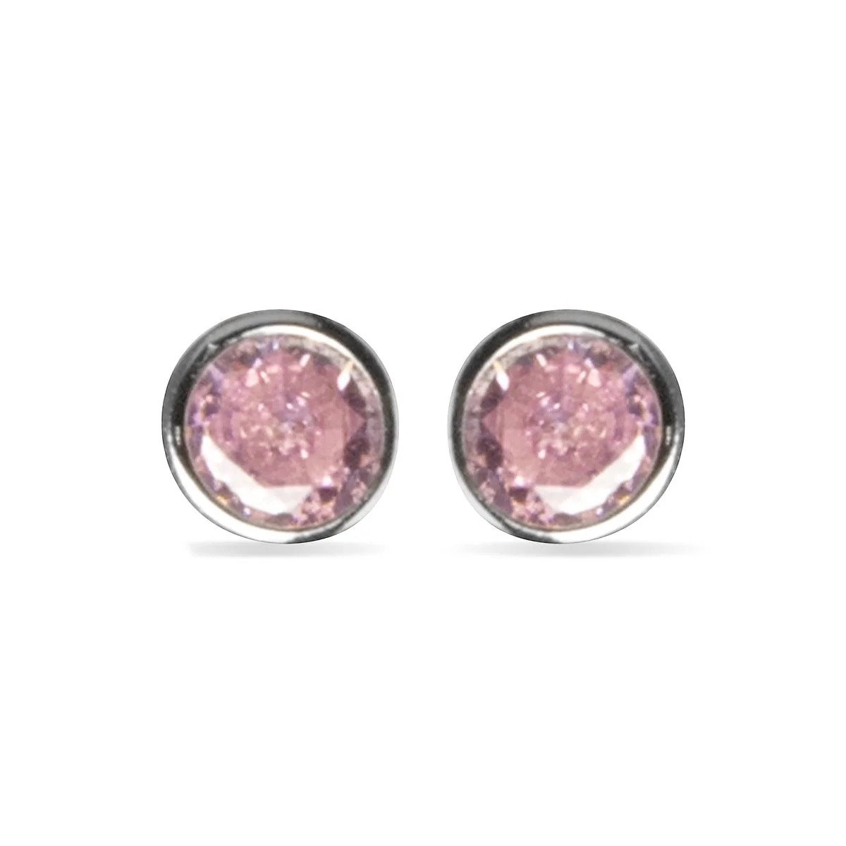 Pendientes Khan Plata De Ley 925 - Khan ROSA