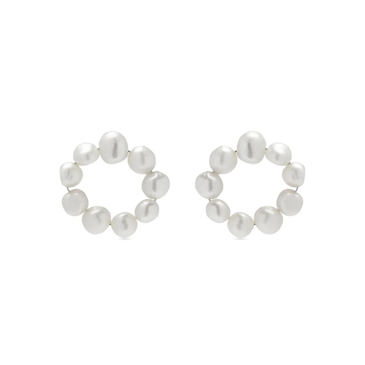 Pendientes Khayba Plata De Ley 925 - Khayba BLANCO
