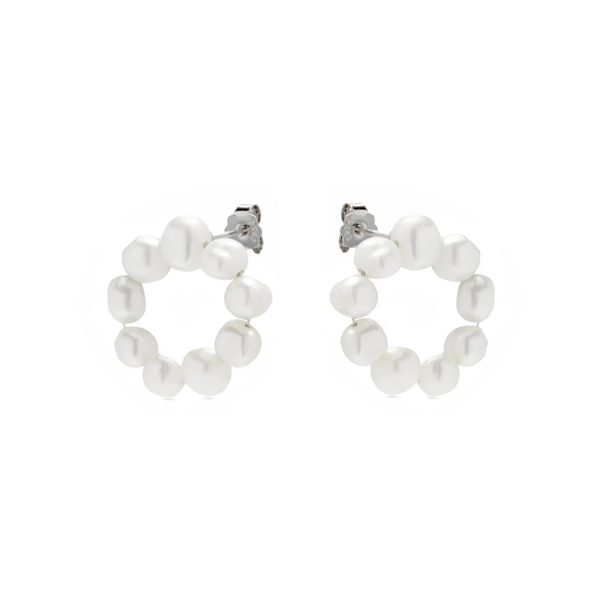 Pendientes Khayba Plata De Ley 925 - Khayba BLANCO - Image 2