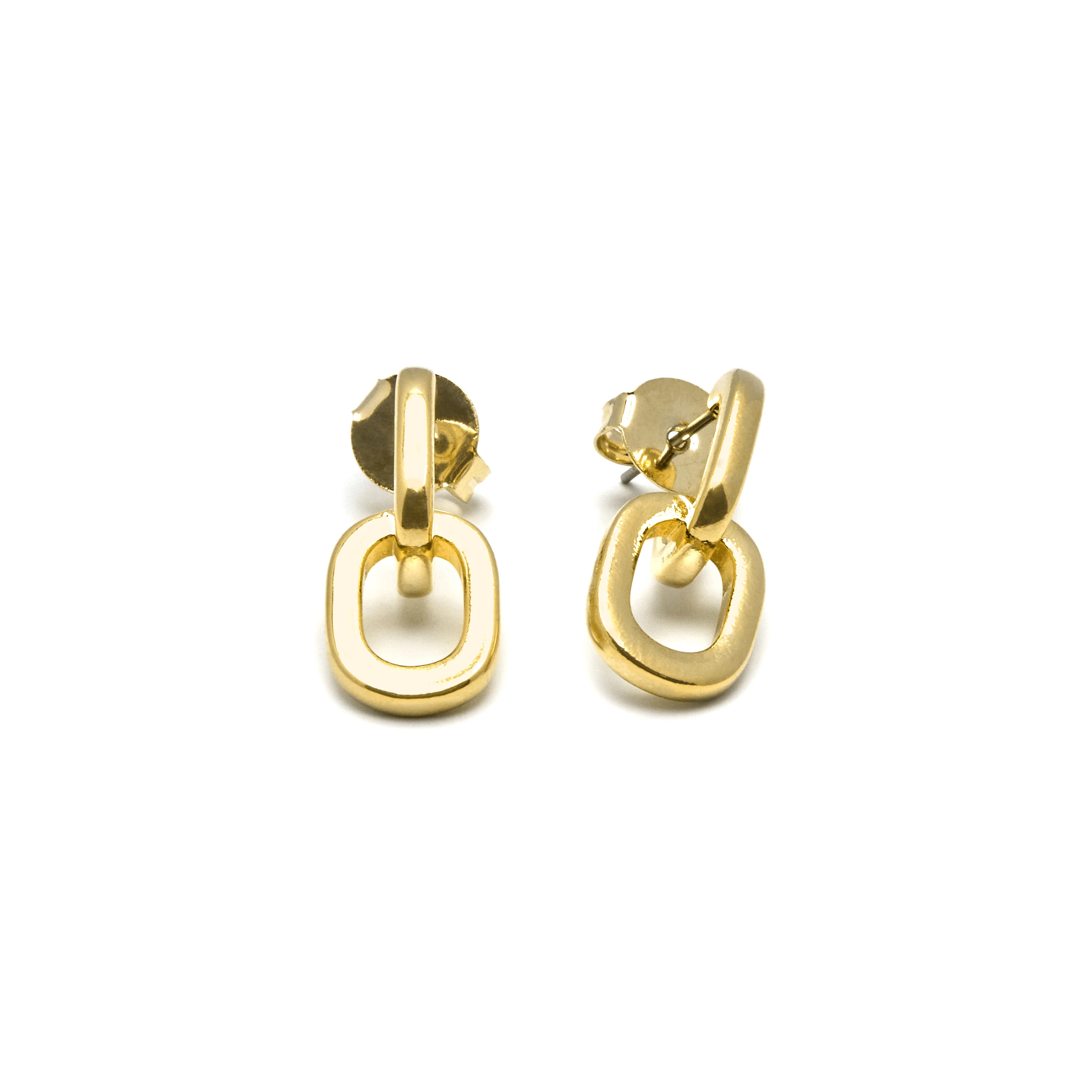 Pendientes acabados en oro amarillo 18K - Khihu - Image 3