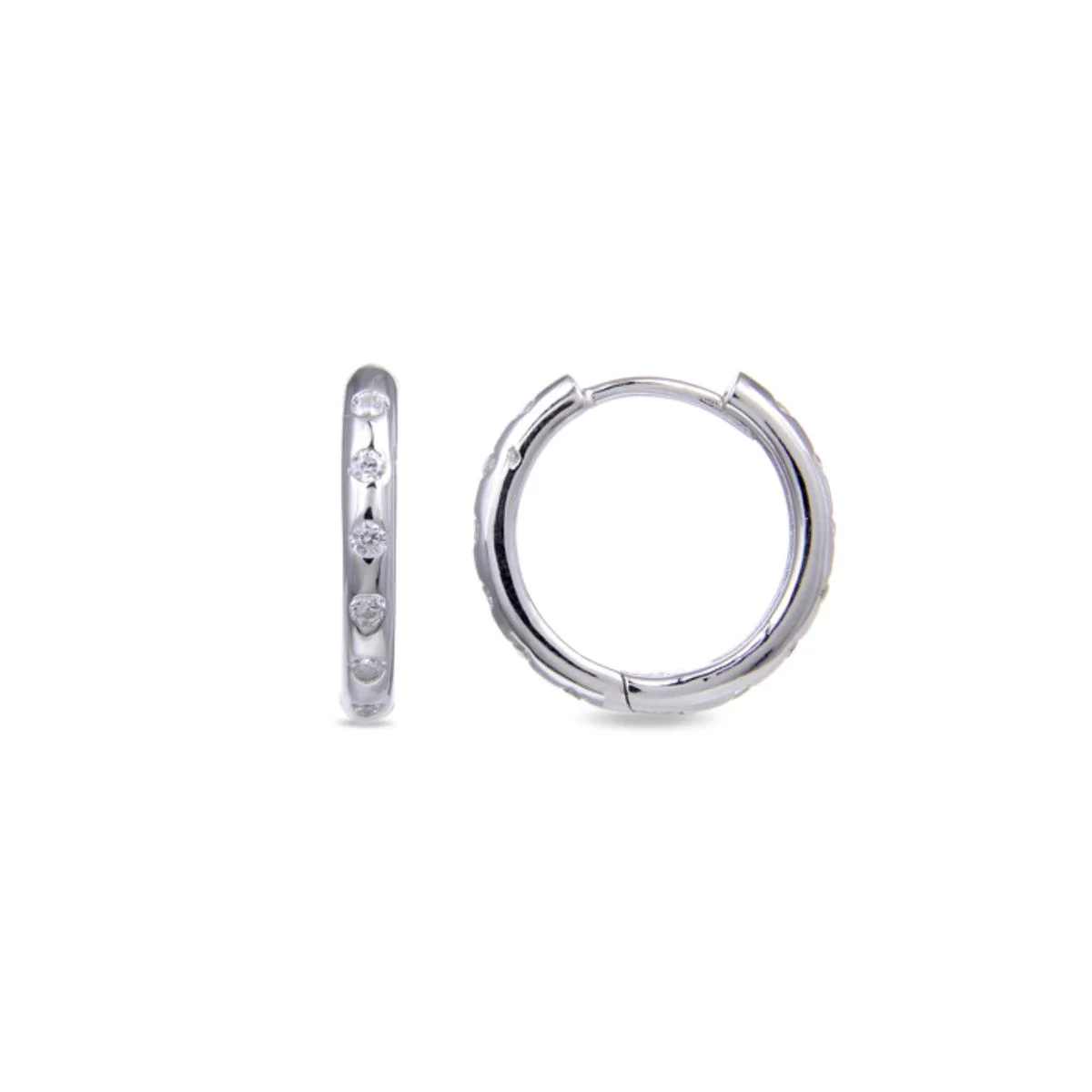 Pendientes Khnuset Plata De Ley 925 - Khnuset BLANCO