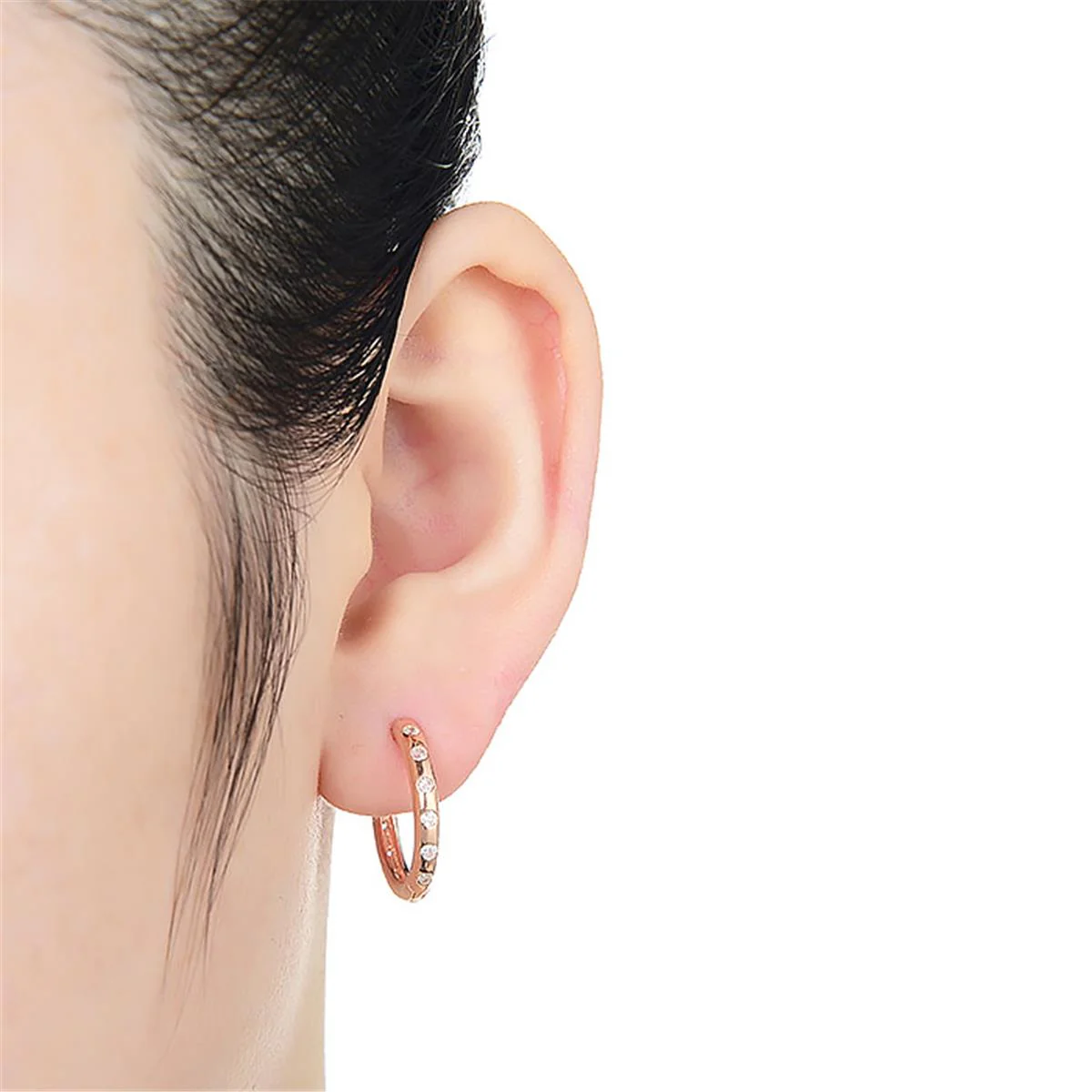 Pendientes Khnuset Plata De Ley 925 - Khnuset BLANCO - Image 2