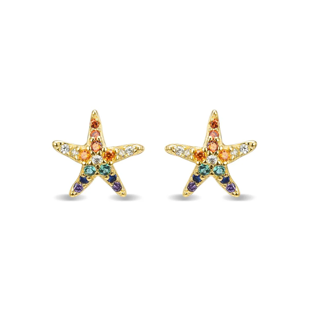 Pendientes Kihad Plata De Ley 925 - Kihad MULTICOLOR