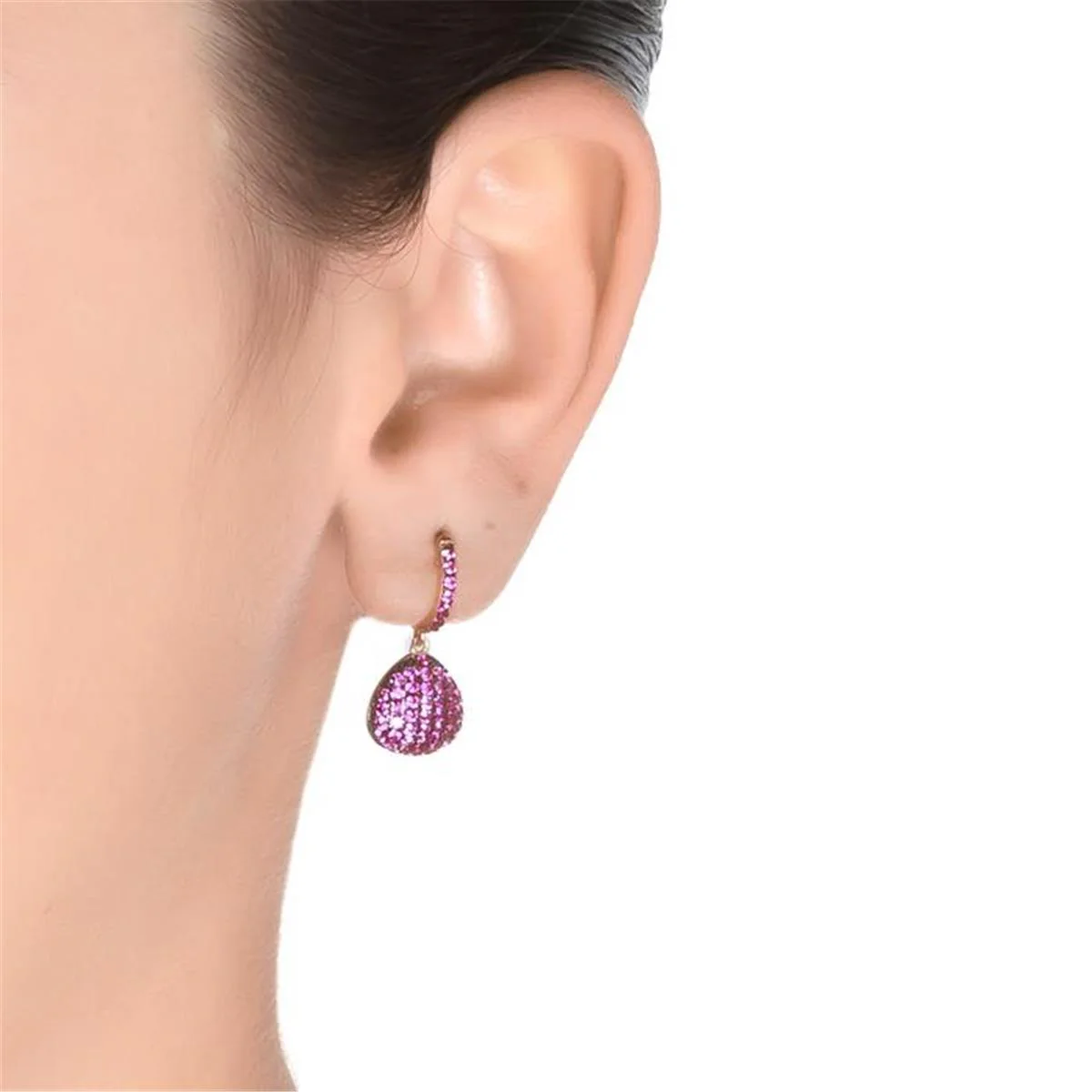 Pendientes Killsha Plata De Ley 925 - Killsha ROJO - Image 2