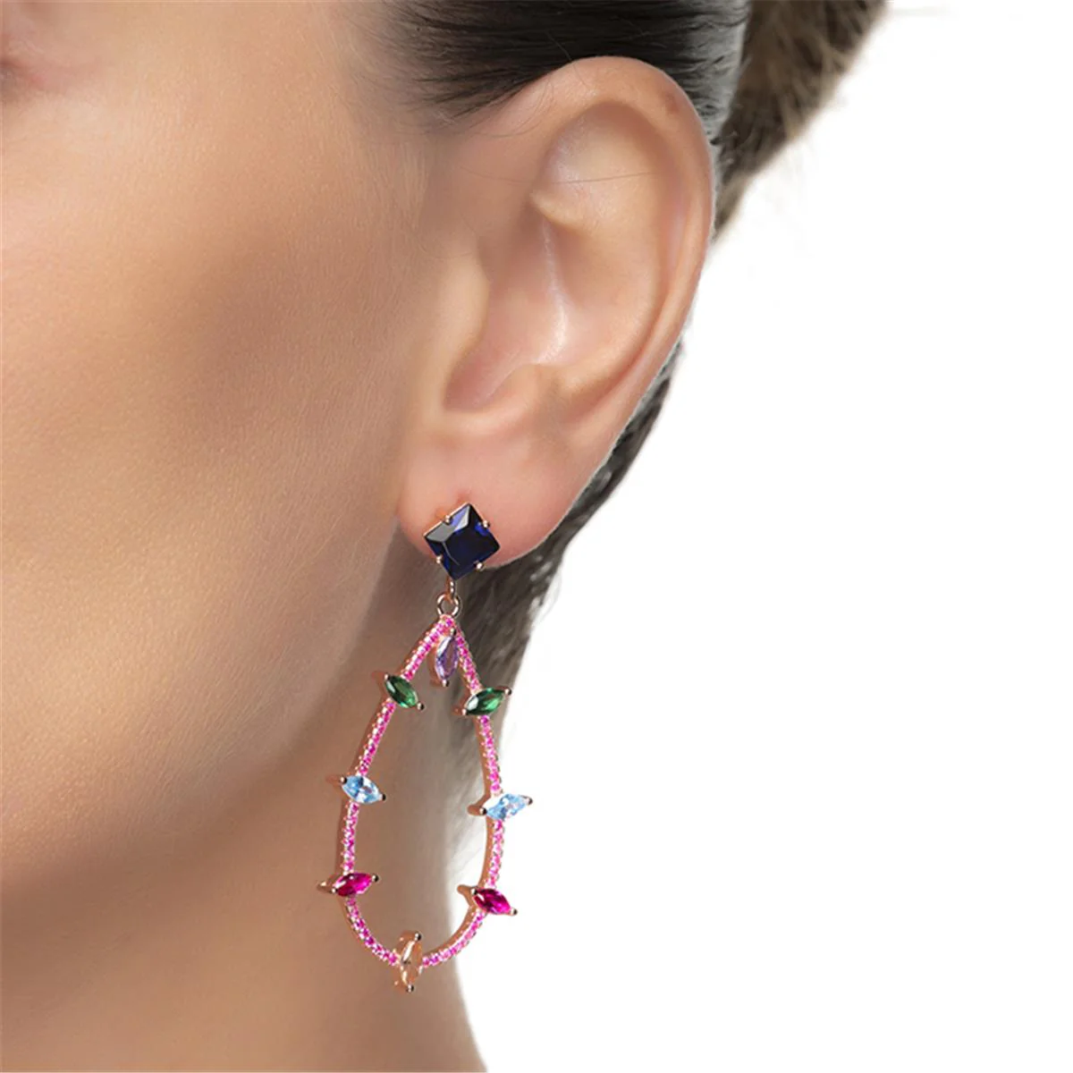 Pendientes Kiot Plata De Ley 925 - Kiot MULTICOLOR - Image 2
