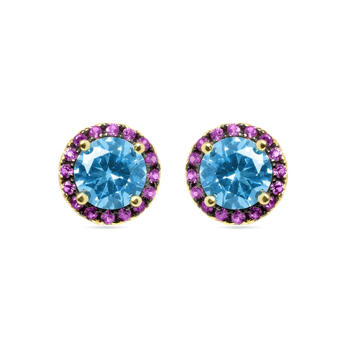 Pendientes Koni Plata De Ley 925 - Koni MULTICOLOR