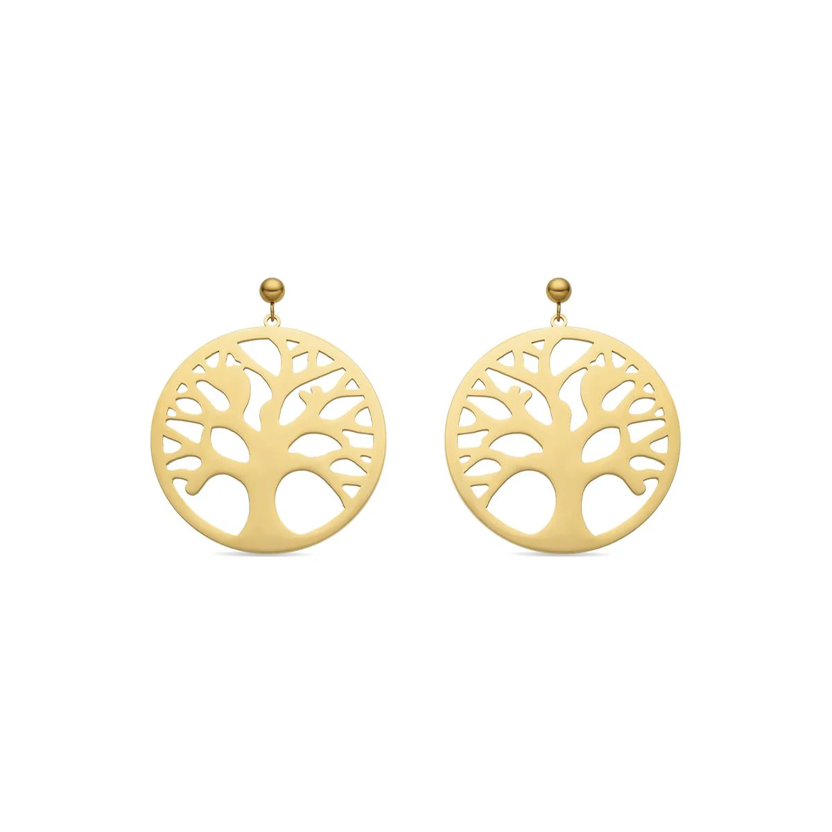 Pendientes Konssa acabado oro 18k - Konssa AMARILLO