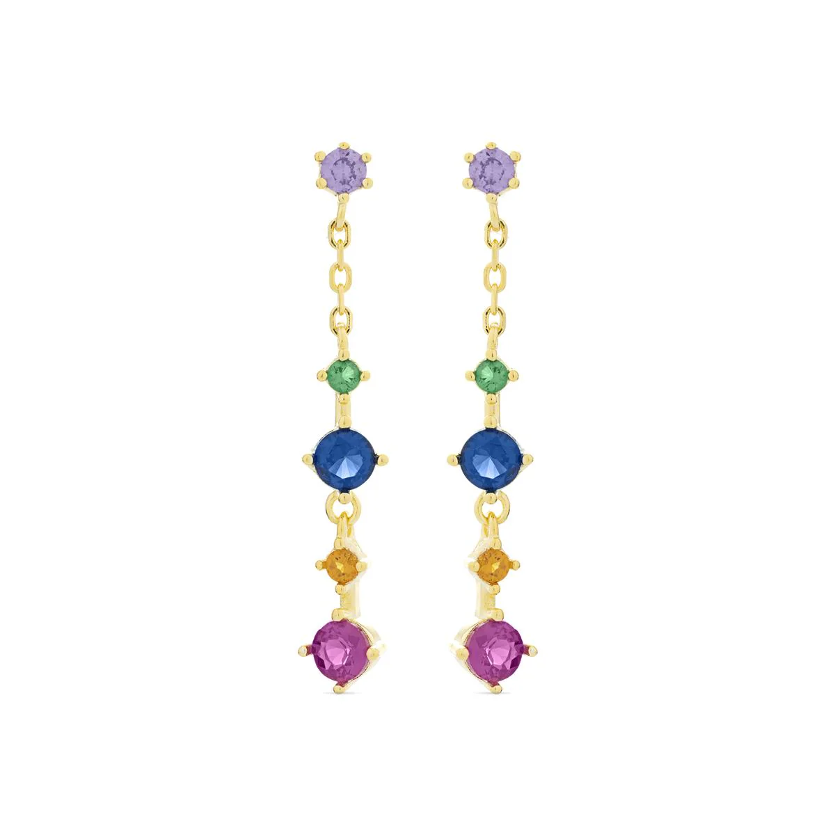 Pendientes Kosoin Plata de Ley 925 - Kosoin MULTICOLOR