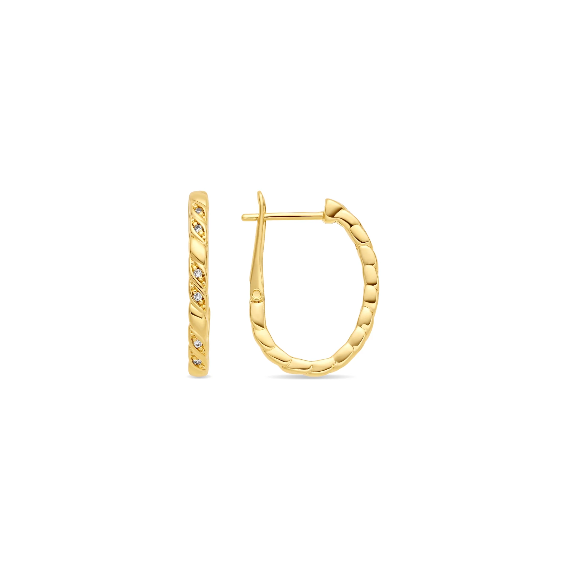 Pendientes Kruulnaz acabado oro amarillo 18k - Kruulnaz