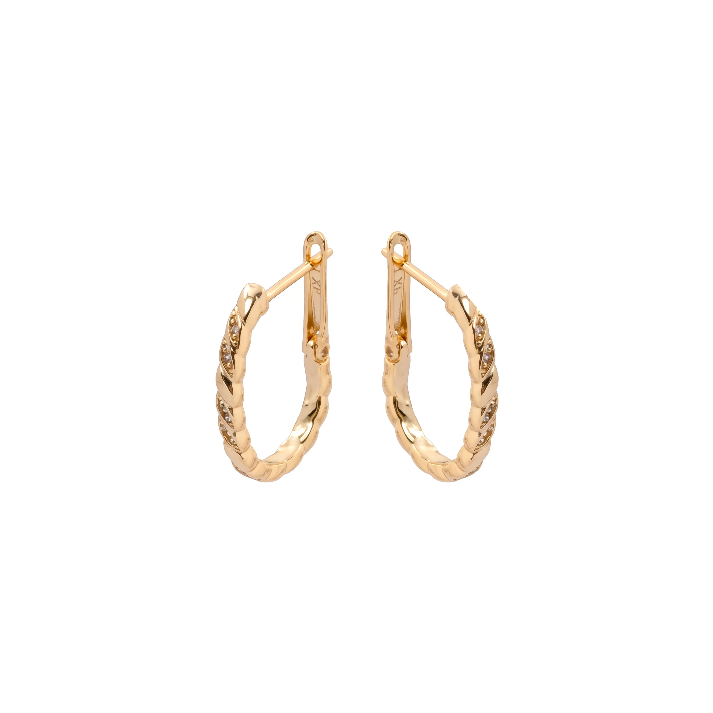 Pendientes Kruulnaz acabado oro amarillo 18k - Kruulnaz - Image 3
