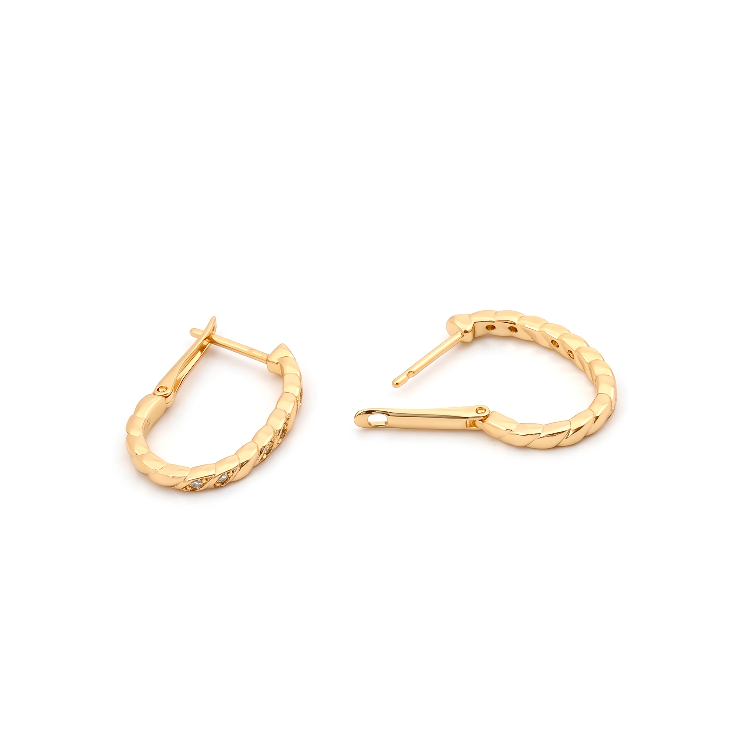 Pendientes Kruulnaz acabado oro amarillo 18k - Kruulnaz - Image 5