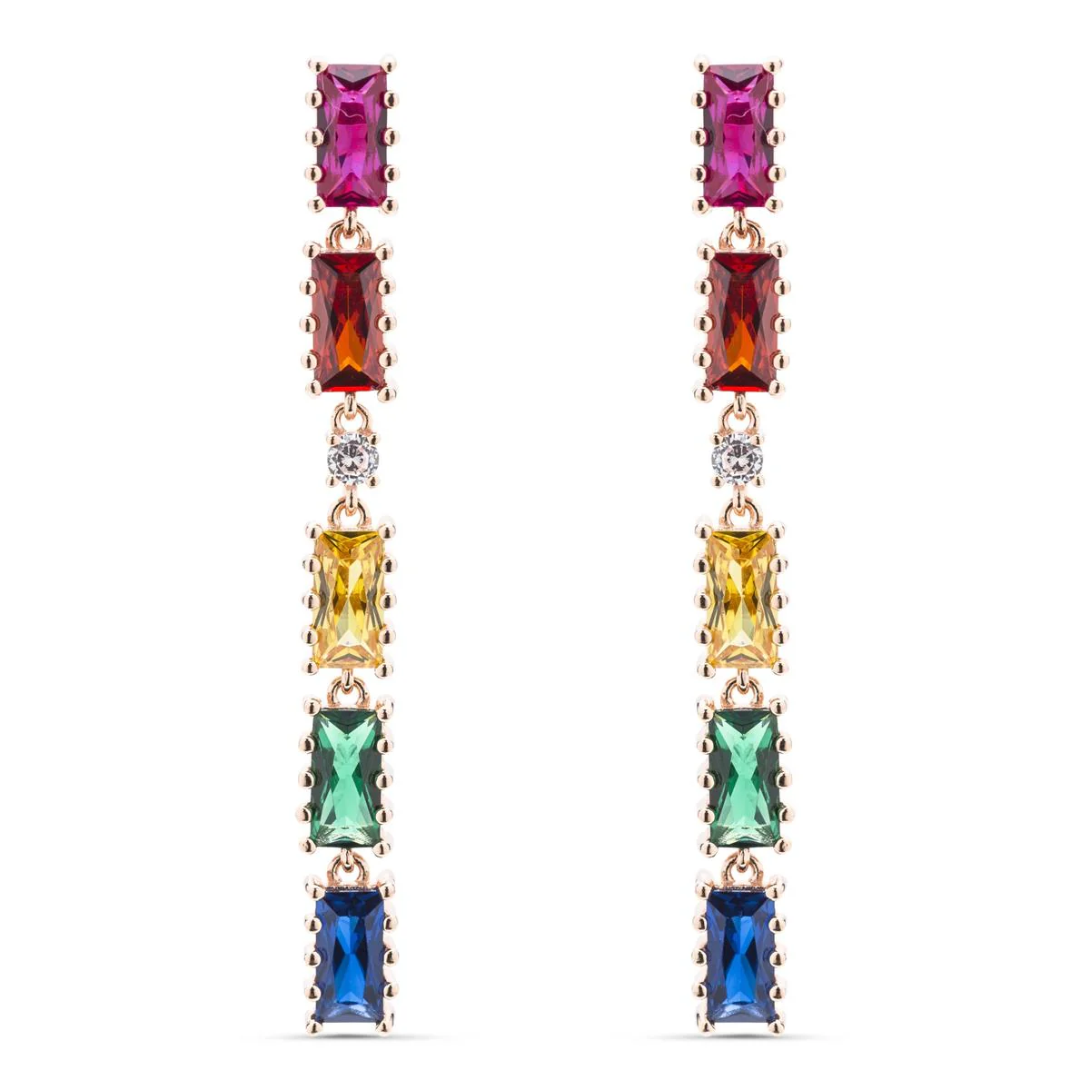 Pendientes Kukwi Plata De Ley 925 - Kukwi MULTICOLOR
