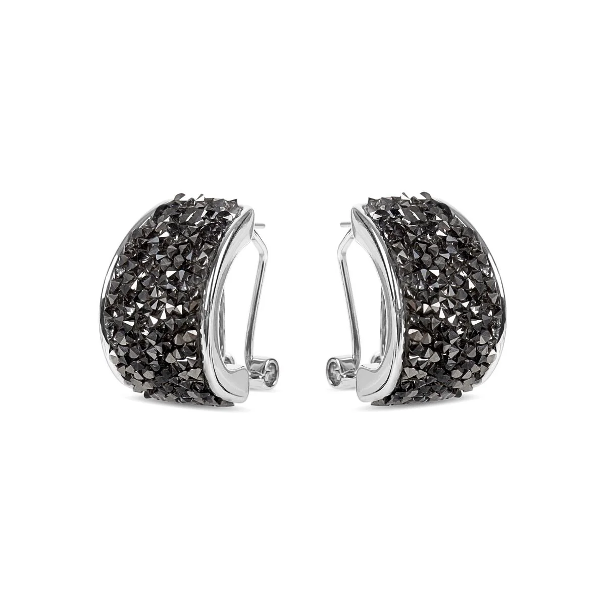 Pendientes Kwane acabado en Rodio - Kwane GRIS - Image 2