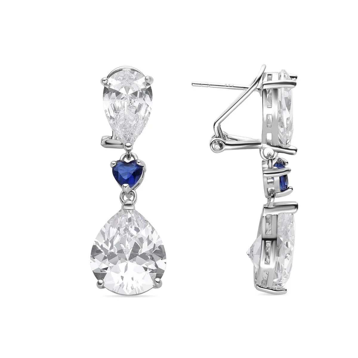 Pendientes Laby Plata De Ley 925 - Laby BLANCO