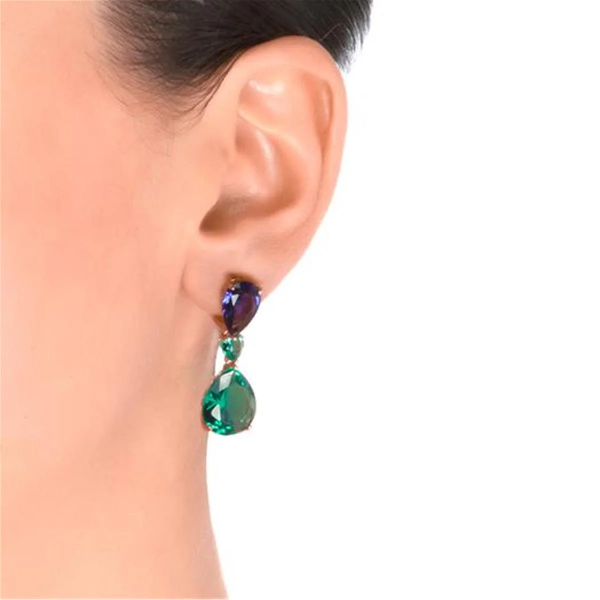 Pendientes Laby Plata De Ley 925 - Laby MULTICOLOR - Image 2