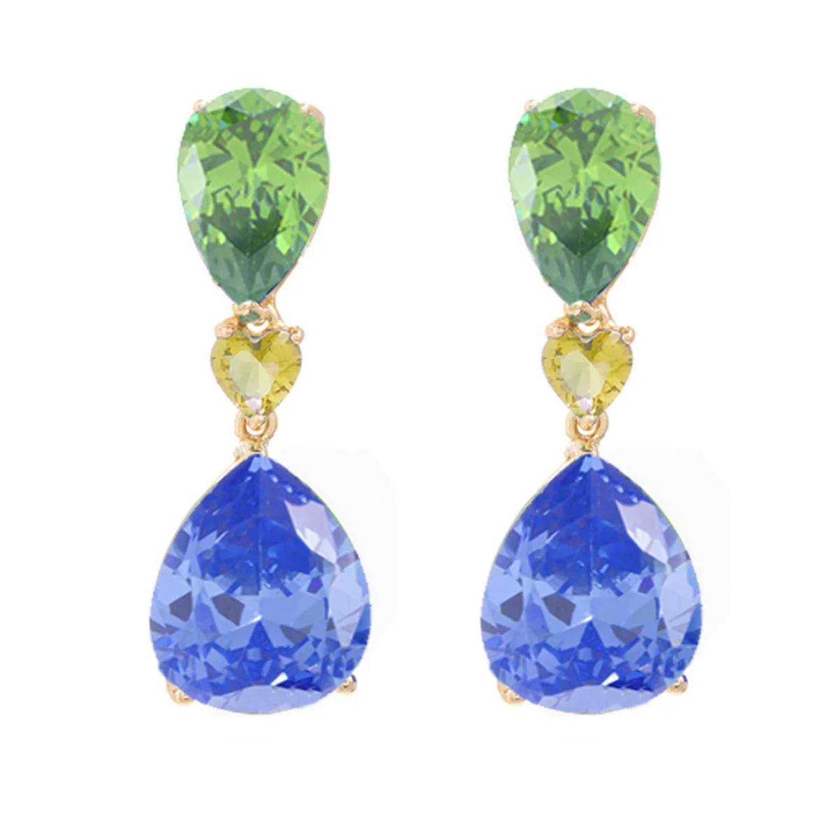 Pendientes Laby Plata De Ley 925 - Laby MULTICOLOR