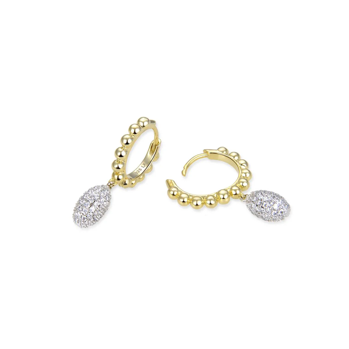 Pendientes Lacar Plata De Ley 925 - Lacar BLANCO - Image 3