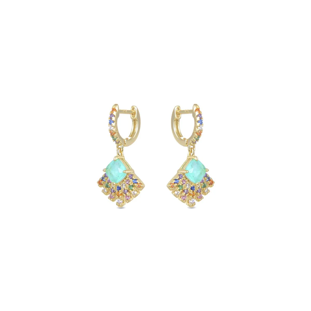 Pendientes Ladmar Plata De Ley 925 - Ladmar MULTICOLOR - Image 2
