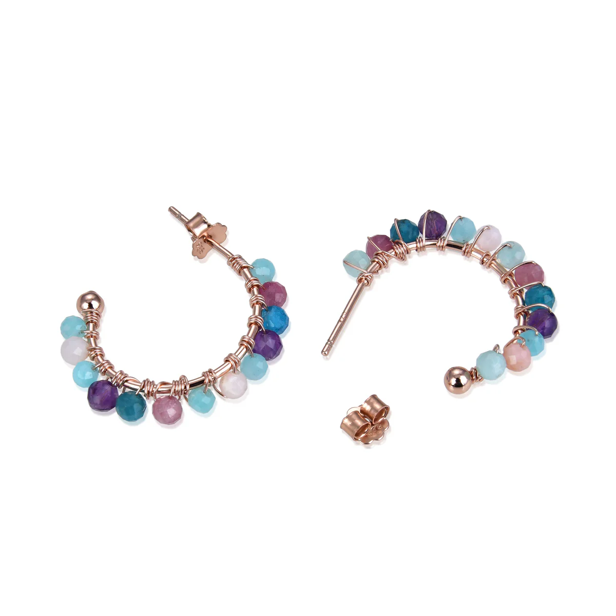 Pendientes Lak Plata De Ley 925 - Lak MULTICOLOR - Image 3