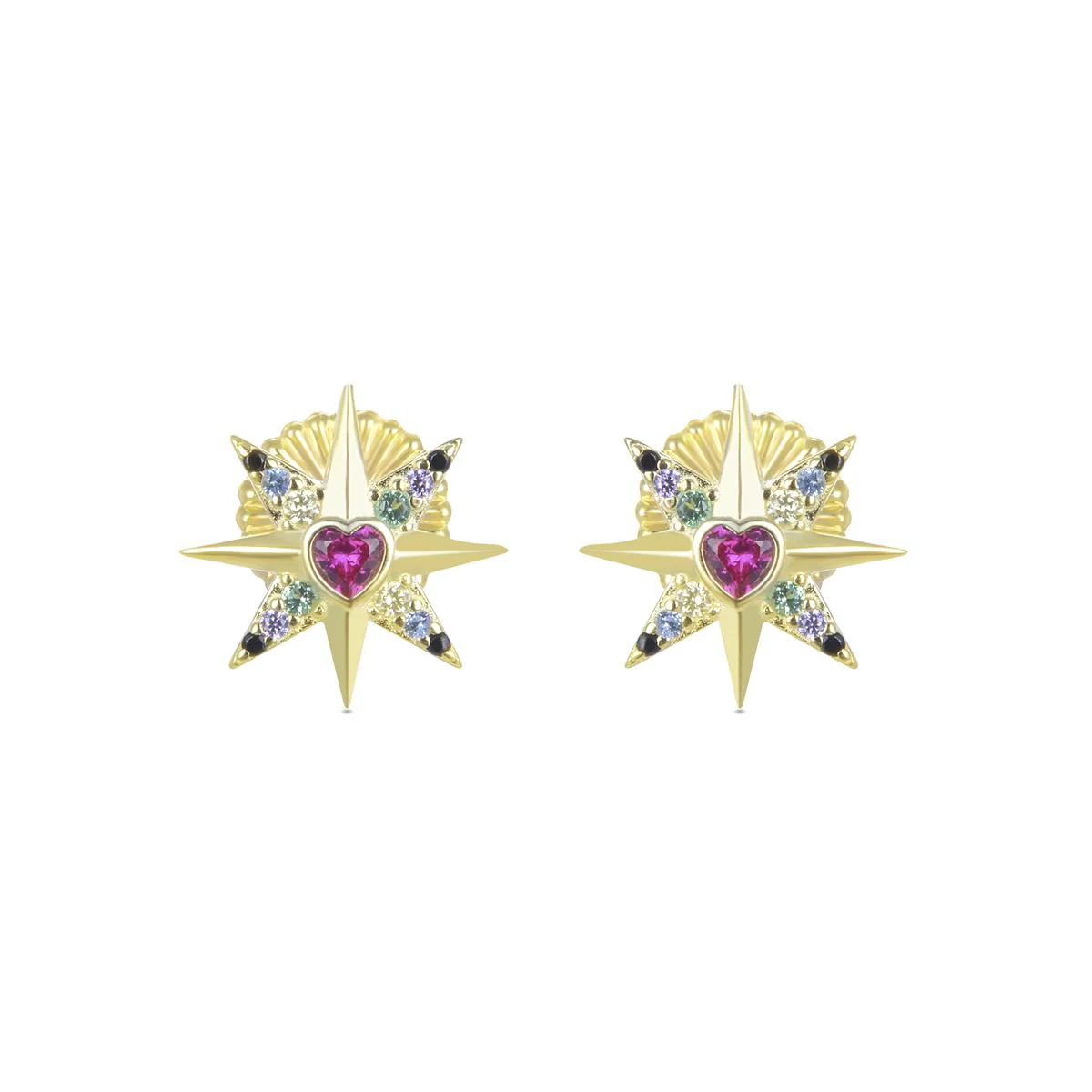 Pendientes Lakva Plata De Ley 925 - Lakva MULTICOLOR