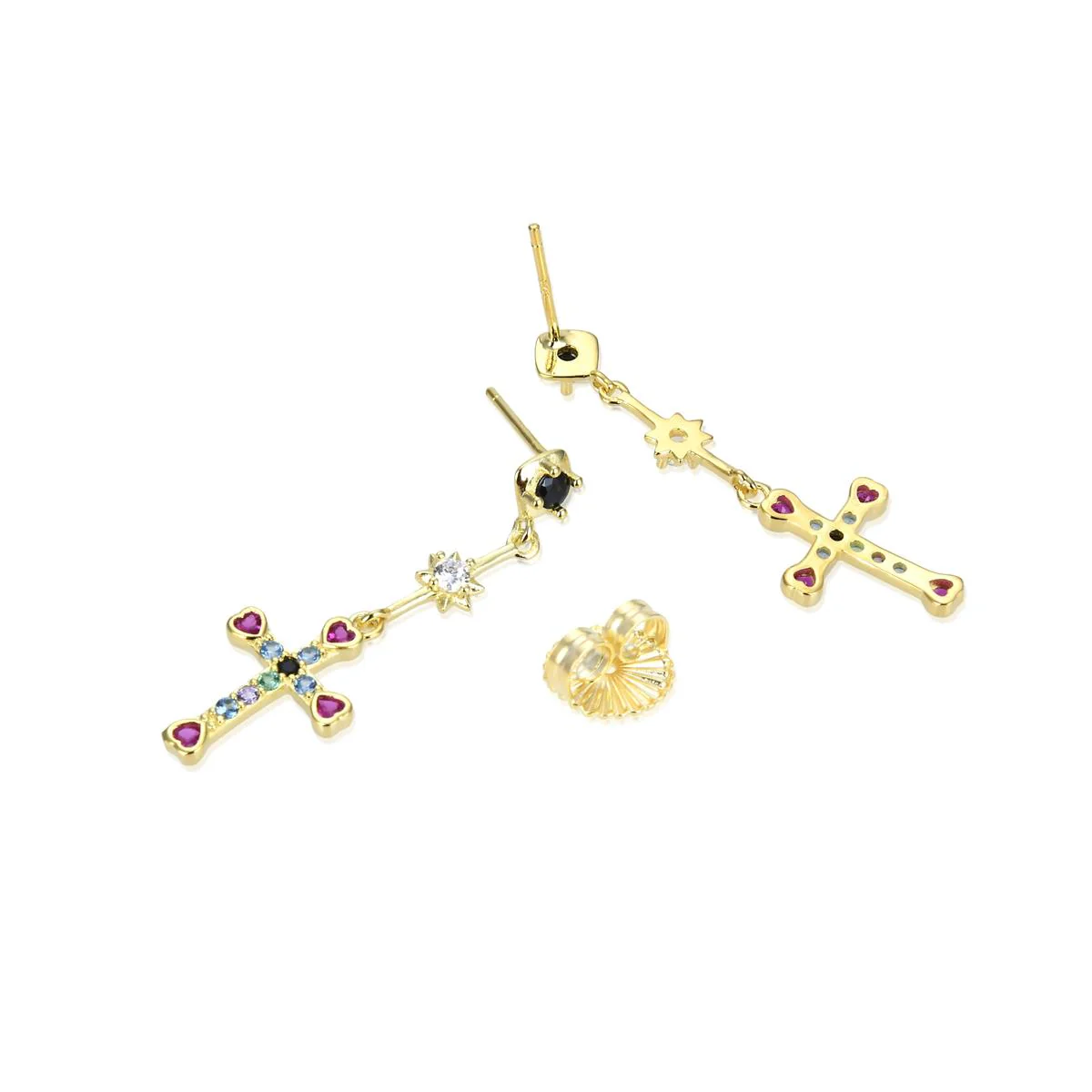 Pendientes Lakza Plata De Ley 925 - Lakza MULTICOLOR - Image 3