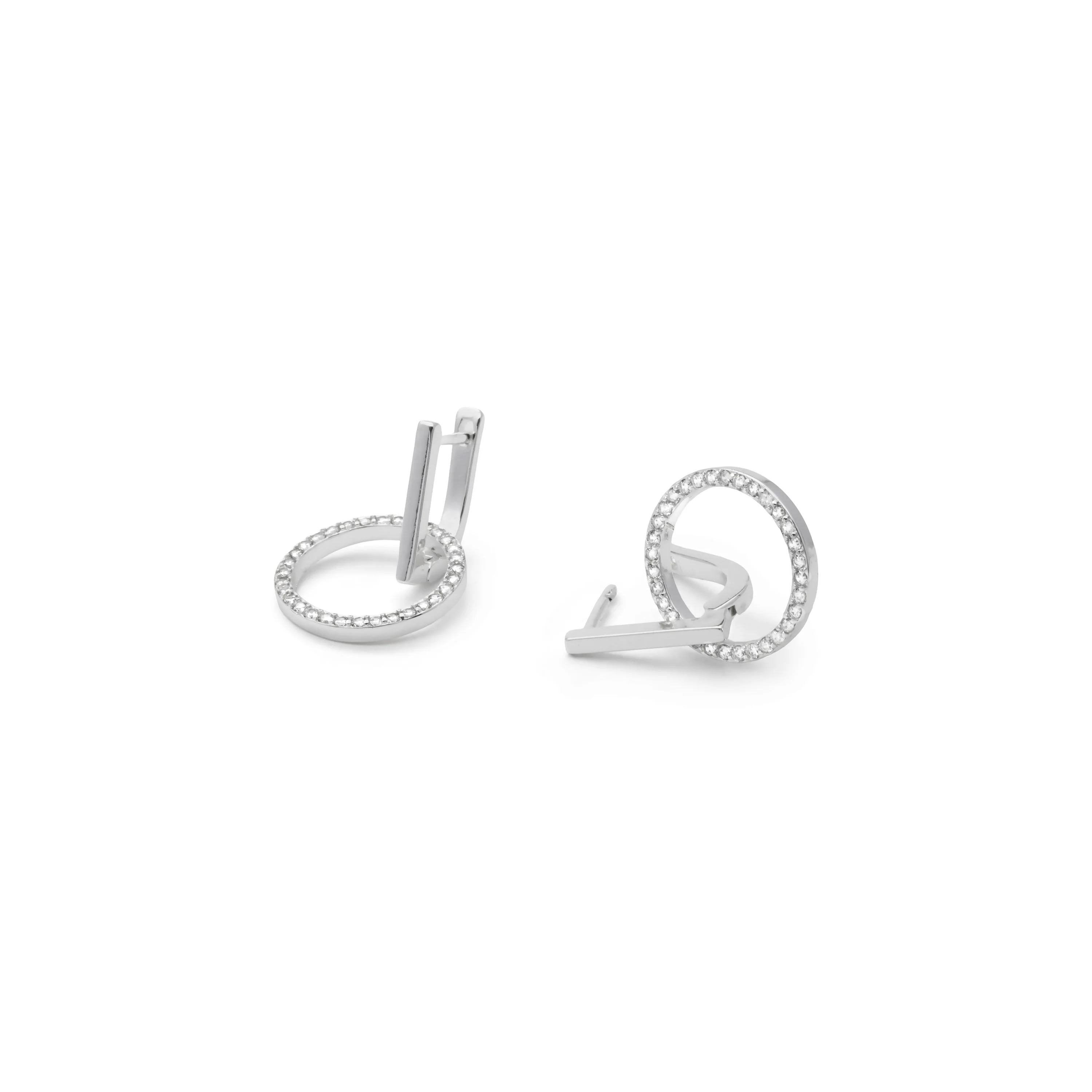 Pendientes acabado en Plata de Ley 925 - Lally - Image 5