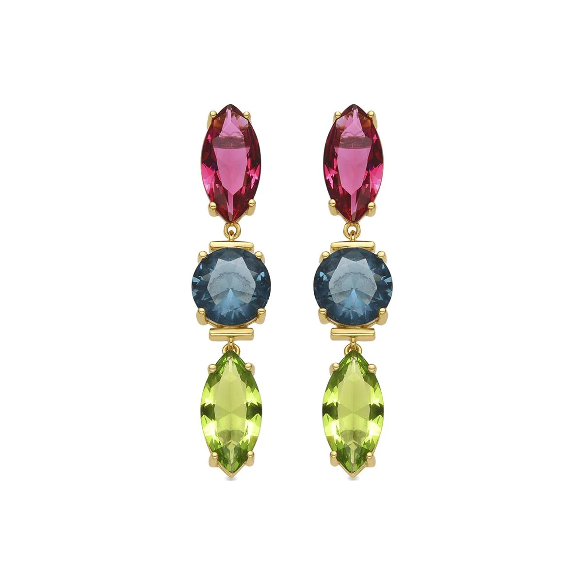 Pendientes Lanko Plata de Ley 925 - Lanko MULTICOLOR