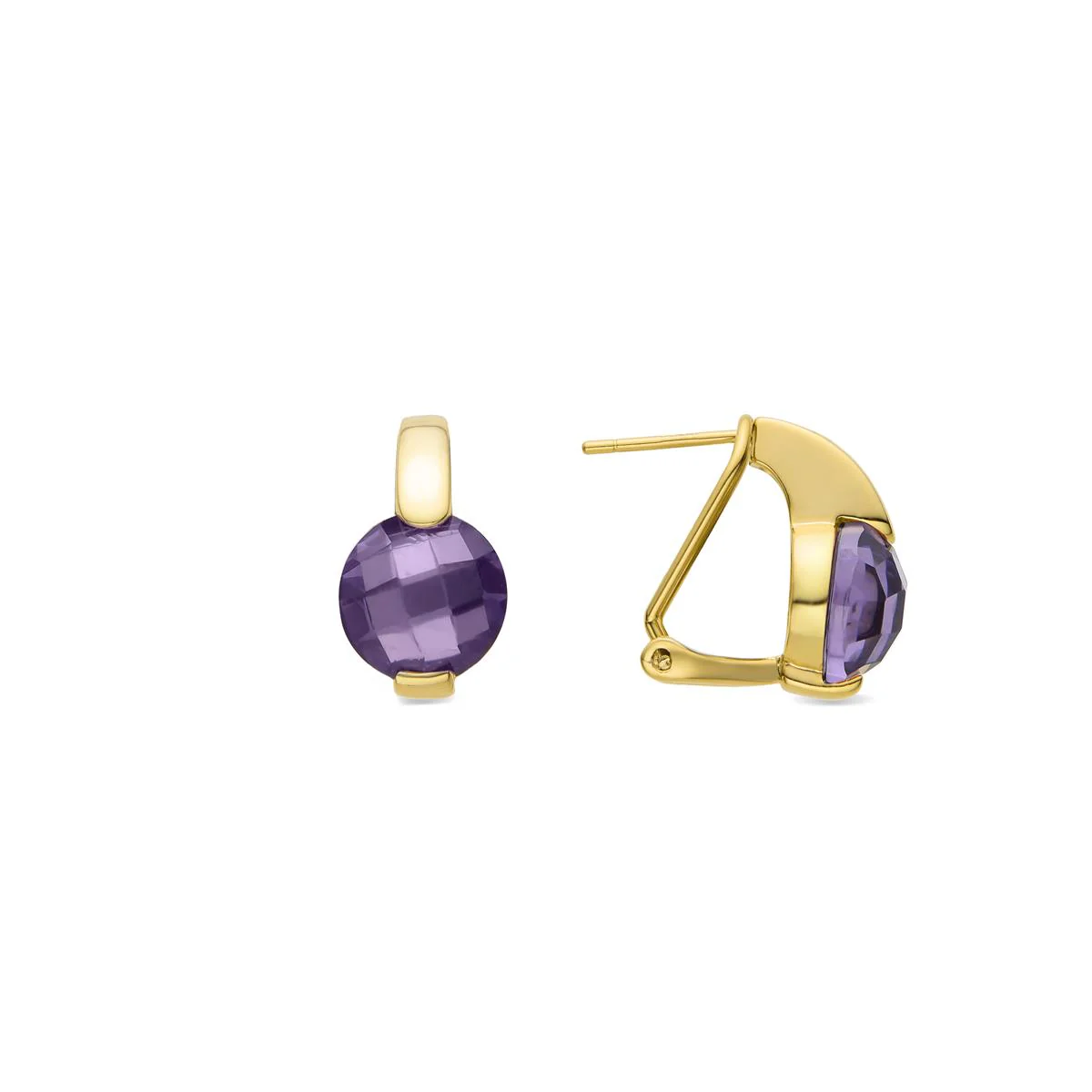 Pendientes Laram Plata de Ley 925 - Laram MORADO