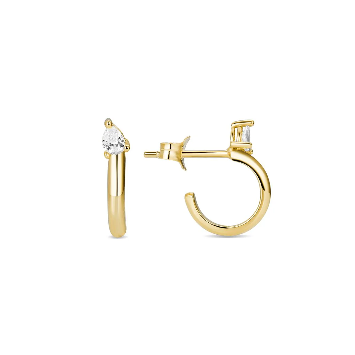 Pendientes Larkodo Plata De Ley 925 - Larkodo AMARILLO