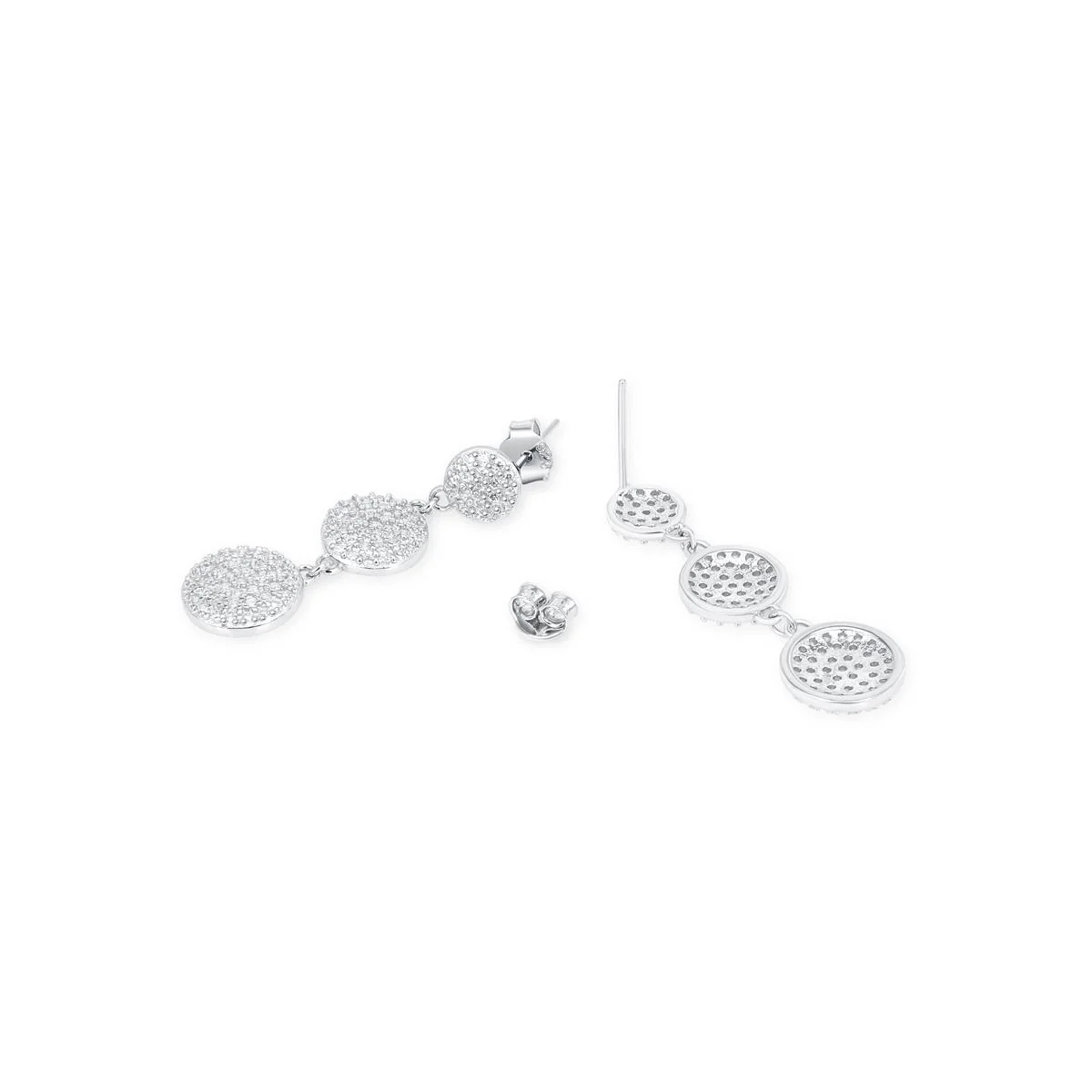 Pendientes Lasith Plata De Ley 925 - Lasith BLANCO - Image 3