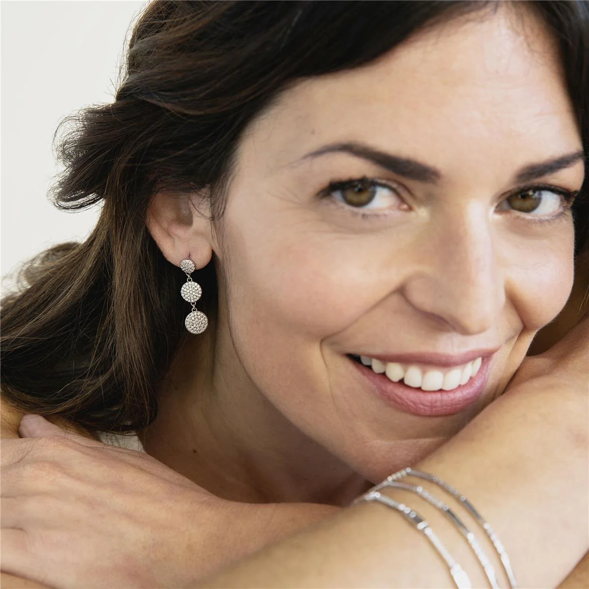 Pendientes Lasith Plata De Ley 925 - Lasith BLANCO - Image 4