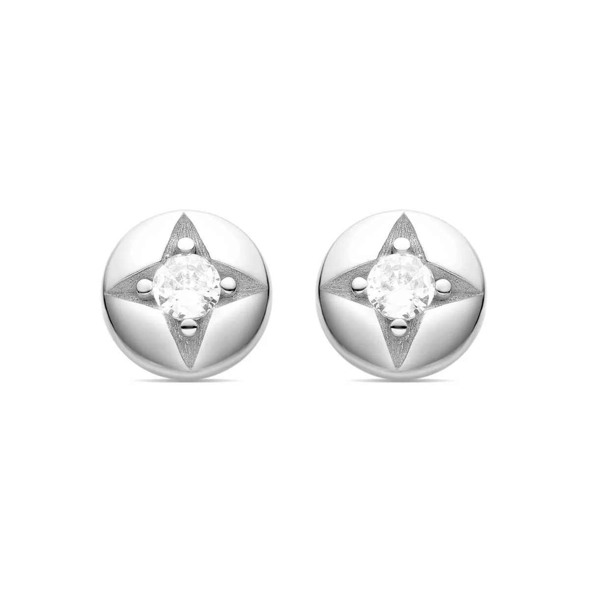 Pendientes Lass Plata de Ley 925 - Lass BLANCO