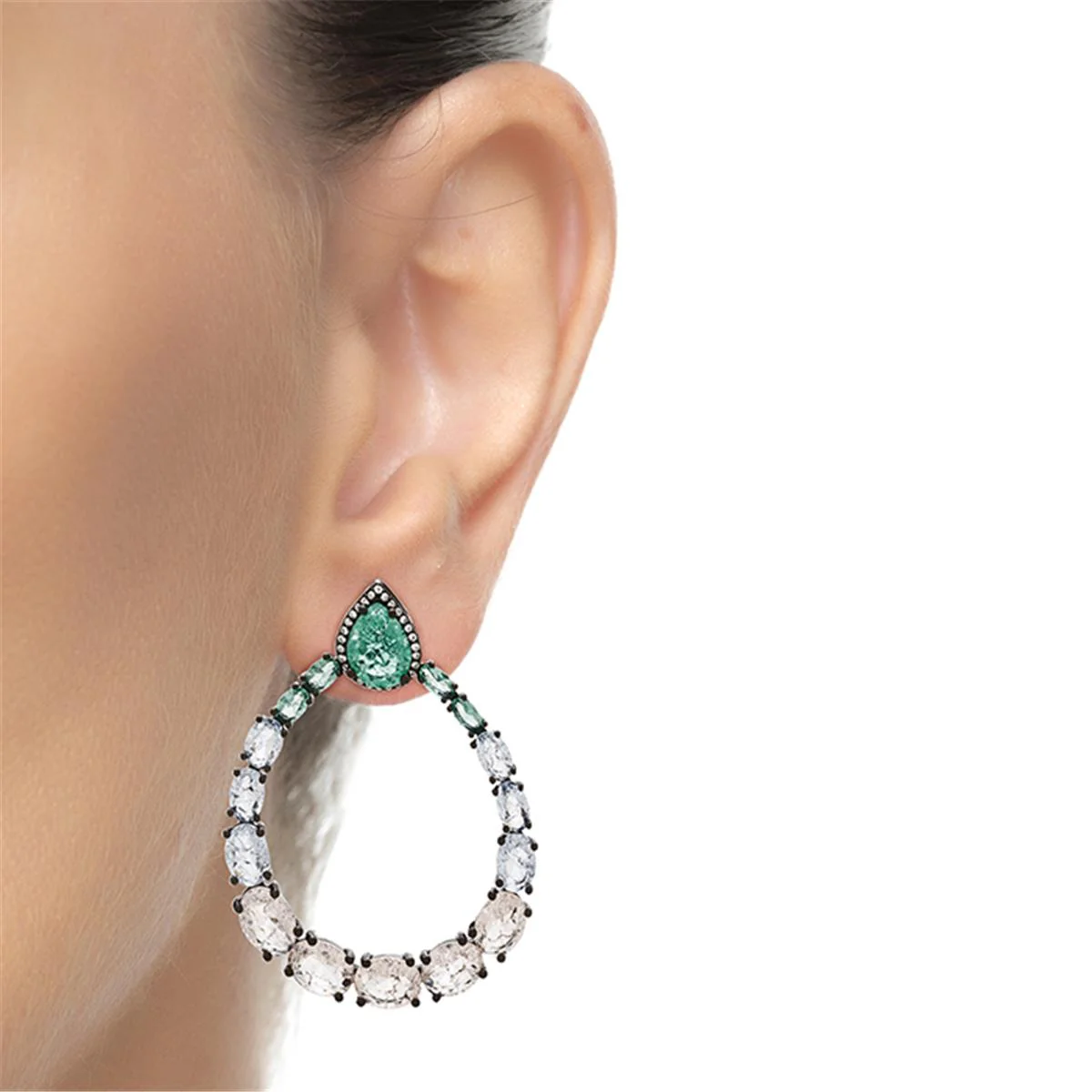 Pendientes Lautho Plata De Ley 925 - Lautho MULTICOLOR - Image 2