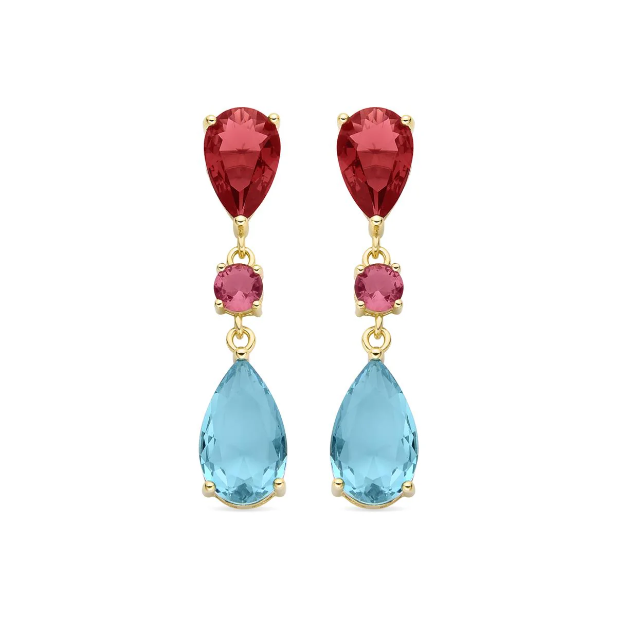 Pendientes Layky Plata De Ley 925 - Layky AZUL