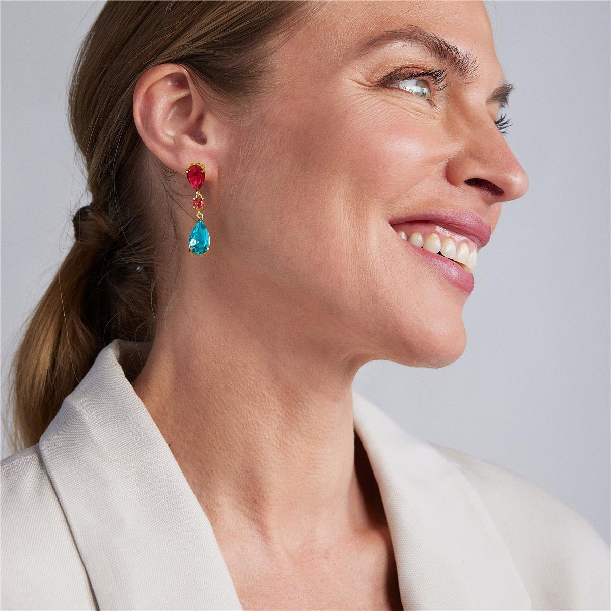Pendientes Layky Plata De Ley 925 - Layky AZUL - Image 2