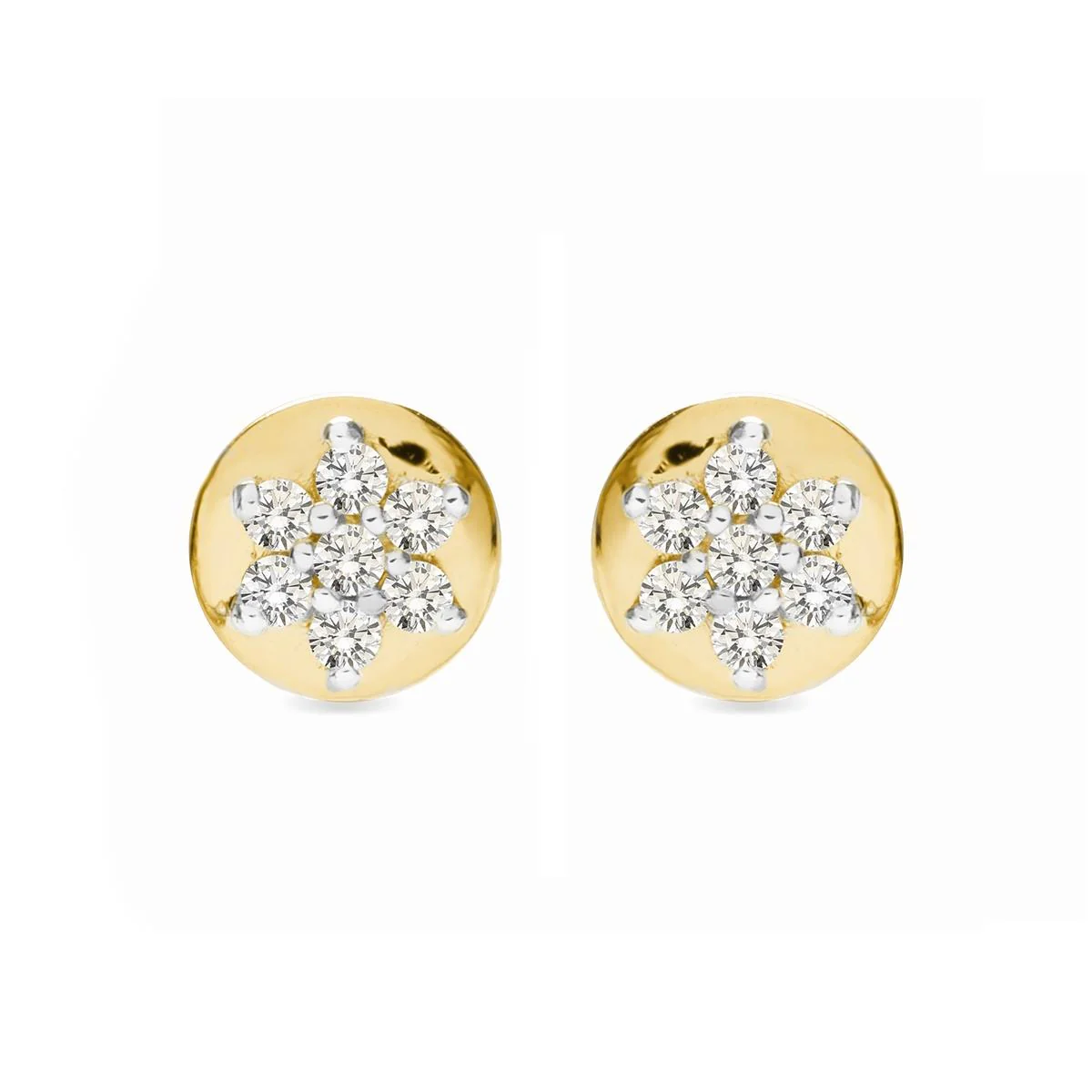 Pendientes Laylay Oro de ley 18k - Laylay BLANCO